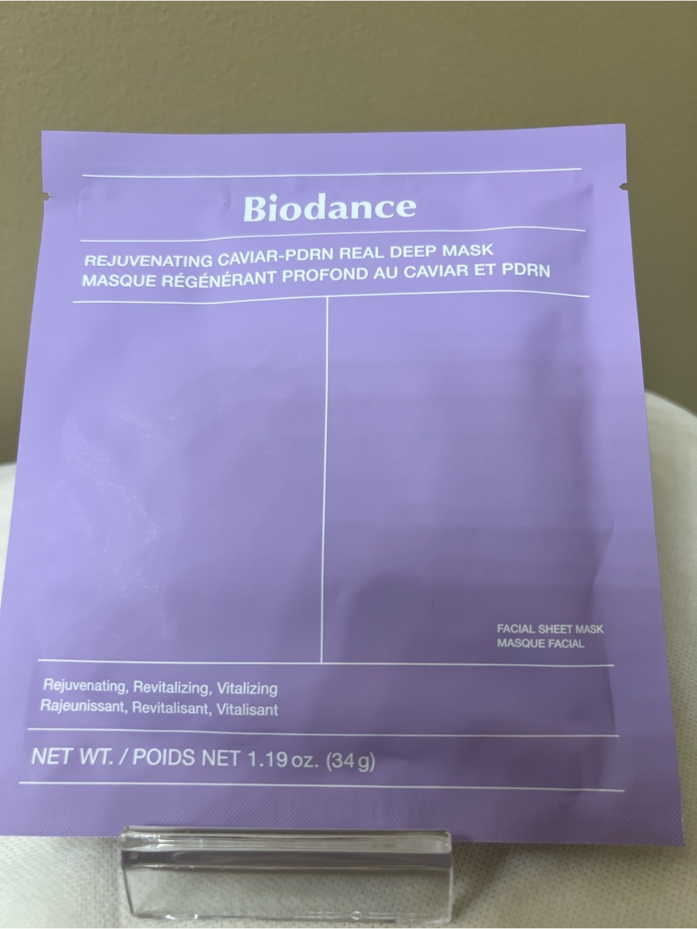 Biodance Rejuvenating Caviar Deep Sheet Mask — Lavender